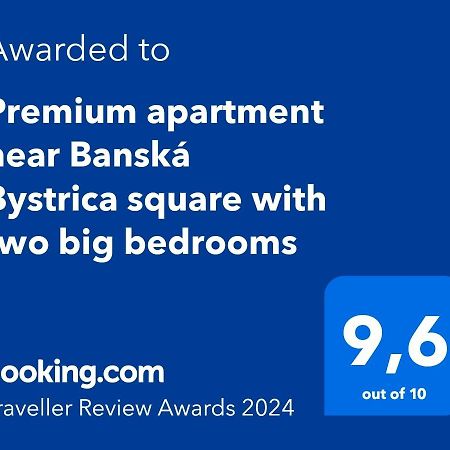 Premium Apartment Near Banska Bystrica Square With Two Big Bedrooms エクステリア 写真